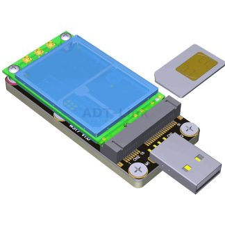 USB-модем 4G LTE 3G - mini PCI-E модуль Quectel / Huawei / Fibocom с переходником на USB и пигтейлами uFl-SMA