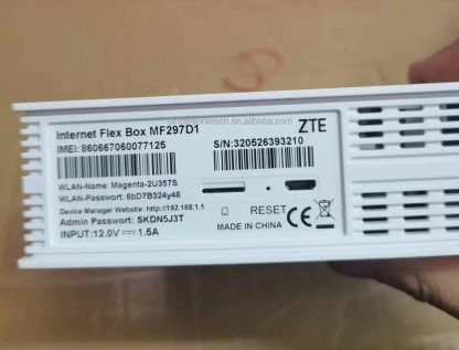 ZTE MF297d - гигабитный роутер WiFi-6 AX3000 4G+ LTE-A Cat.12, FXS (RJ11), VPN (разъемы TS9) — изображение 7