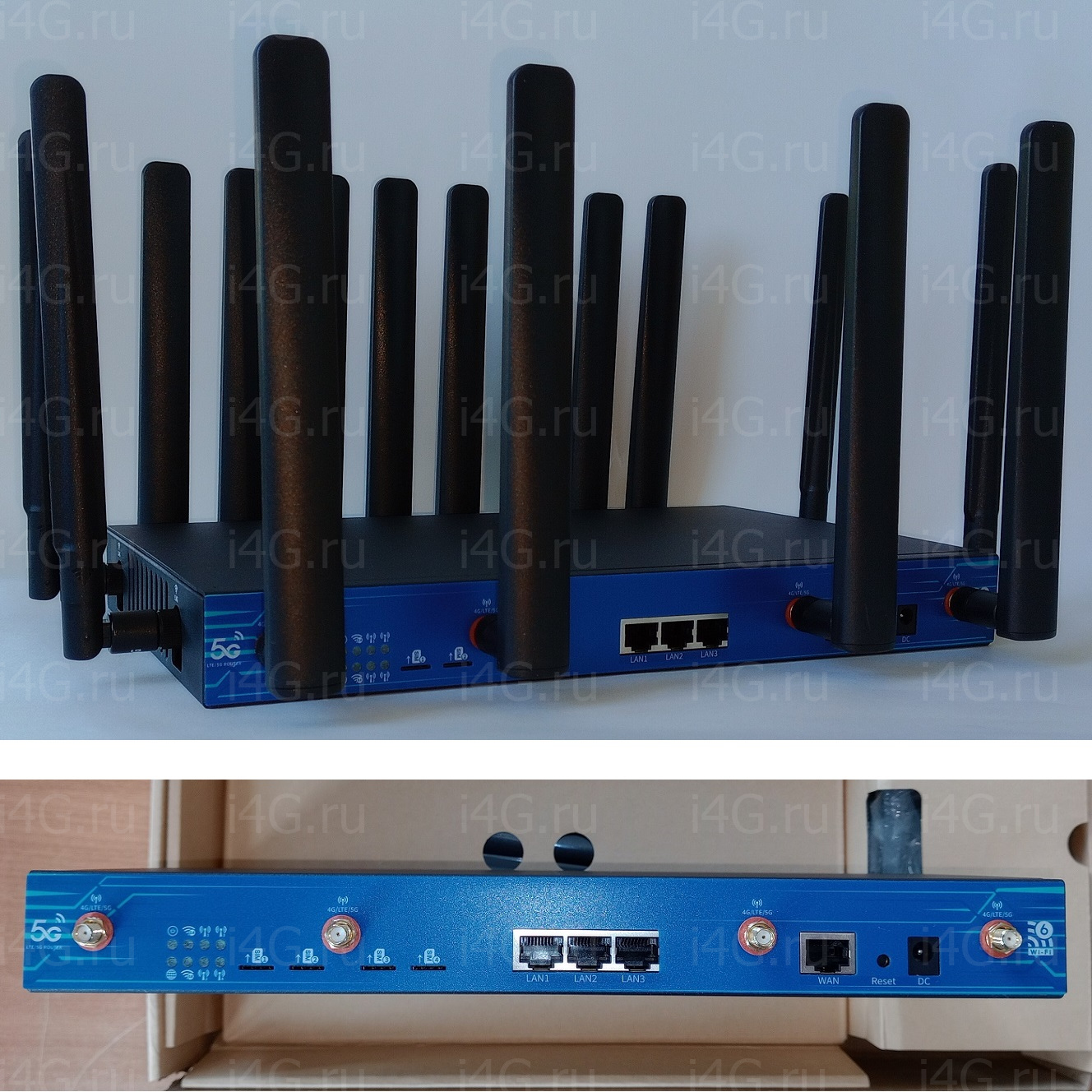 ZBT Z8109ax-M2-T Quattro MultiSIM MultiWAN - гигабитный роутер 5G 4G+ LTE-A WiFi-6 AX3000 с 4-мя модемами и 4-мя SIM-картами — изображение 7