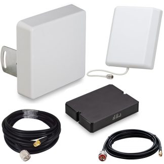 Комплект усиления 4G LTE и 3G (1800/2100/2600 МГц) с репитером Lintratek или Kroks и антеннами 10-28 дБи